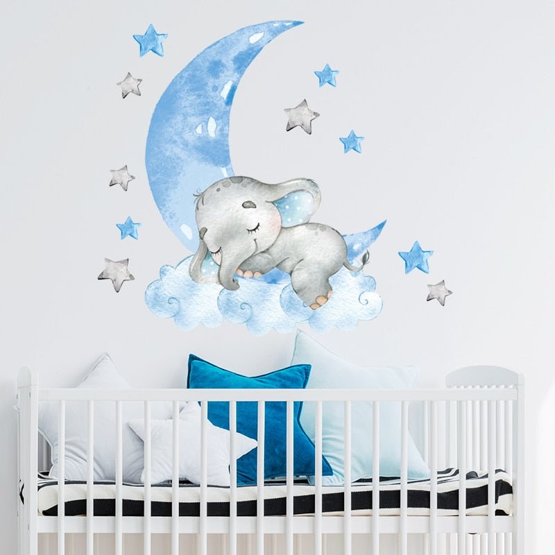 BabyElephant™- Autocollants muraux pour chambre de bébé | bébé - Essentials baby's